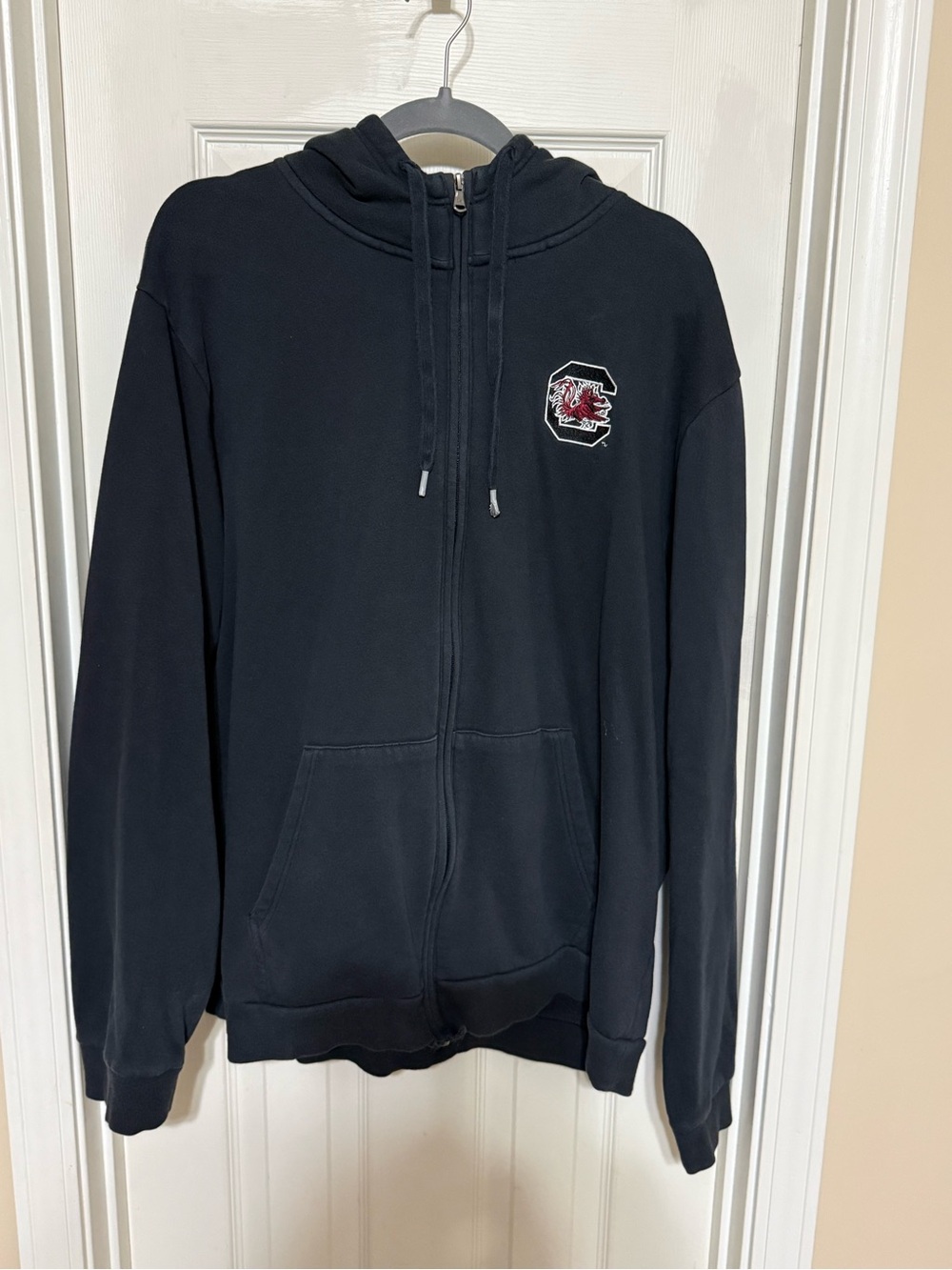 Under Armour Black Full-Zip Hoodie with USC Gamecock Logo